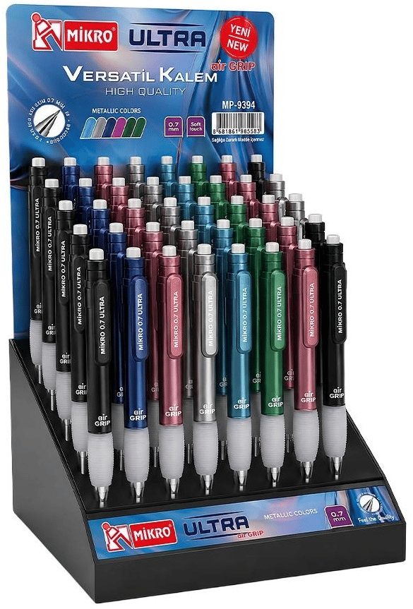 MİKRO VERSATİL KALEM ULTRA AİR GRİP METALİK MP-9394M