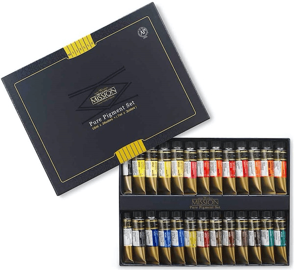 MISSION SULUBOYA GOLD PURE PIGMENT 15ML 24+2 Lİ 1524P