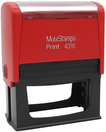 MOBİSTAMPS KAŞE 4315 MAVİ KEÇELİ
