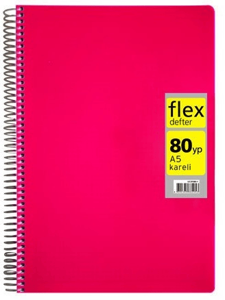 MYNOTE DEFTER FLEX NEO PP KAPAK SPİRALLİ A5 40 YP ÇİZGİLİ MFXNE-A540-Ç