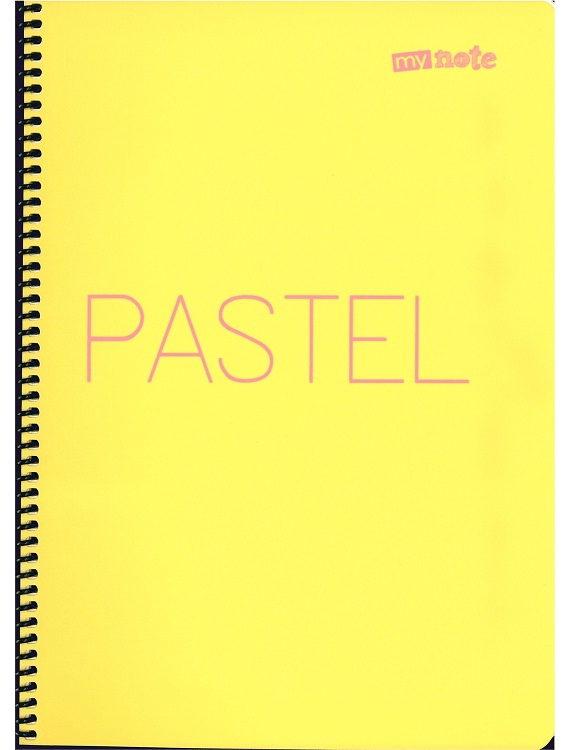 MYNOTE DEFTER FLEX PASTEL PP KAPAK SPİRALLİ A5 80 YP ÇİZGİLİ MFXPA-A580-Ç