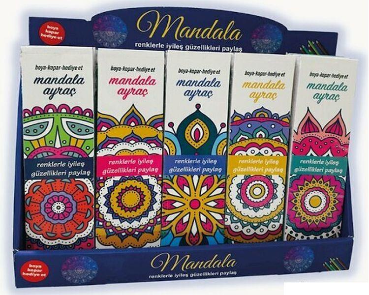 Mandala Ayraç - 30 Adetli Stand