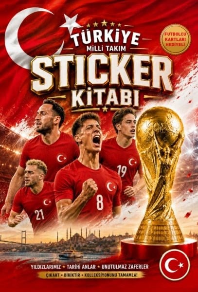 Millî Takım Sticker Kitabı (Futbolcu Tanıtım Kartları Hediyeli)