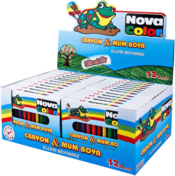 NOVA COLOR MUM BOYA 12 Lİ KISA NC-1112
