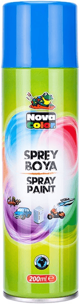 NOVA COLOR SPREY BOYA 200 ML MAVİ NC-802