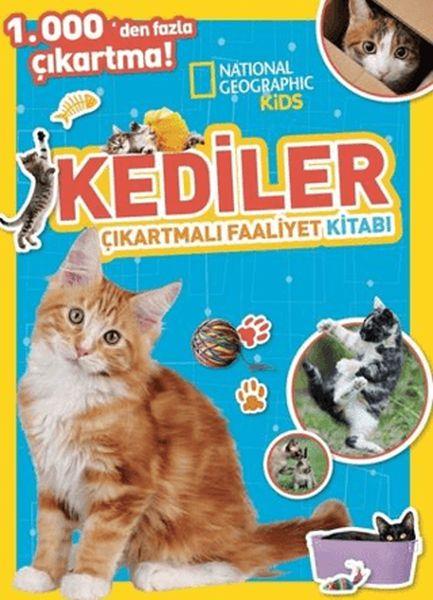 National Geographic Kids Kediler Çıkartmalı Faaliyet Kitabı