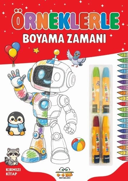 Örneklerle Boyama Zamanı - Kırmızı Kitap