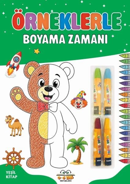 Örneklerle Boyama Zamanı - Yeşil Kitap
