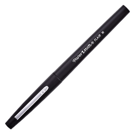 PAPERMATE GLISS KALEM FLAIR M UÇ SİYAH S0190973