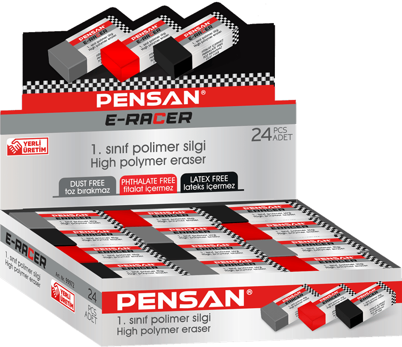 PENSAN SİLGİ PSS- E-RACER 24 LÜ