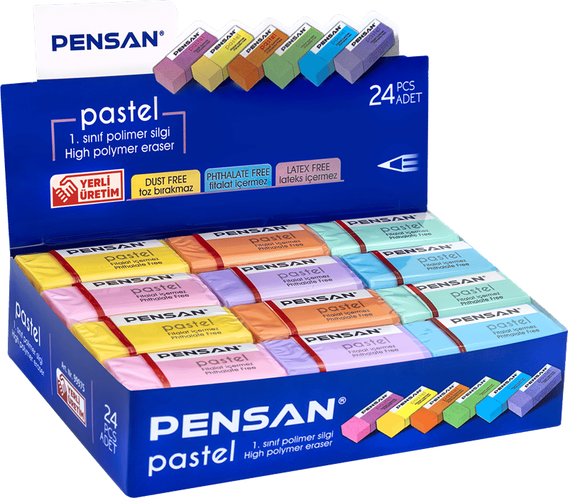 PENSAN SİLGİ PSS-24P 24 LÜ PASTEL
