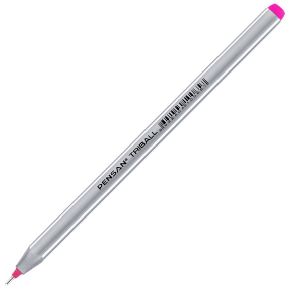 PENSAN TÜKENMEZ KALEM TRIBALL 1.0 1003 PEMBE
