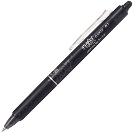 PILOT ROLLER KALEM FRIXION CLICKER 0.7 SİYAH BLRT-FR7-B