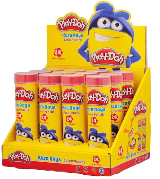 PLAY-DOH KURU BOYA 24 RENK TÜP PLAY-KU007