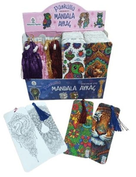 Püsküllü Mandala Ayraç Çocuklar İçin (400'lü Set)