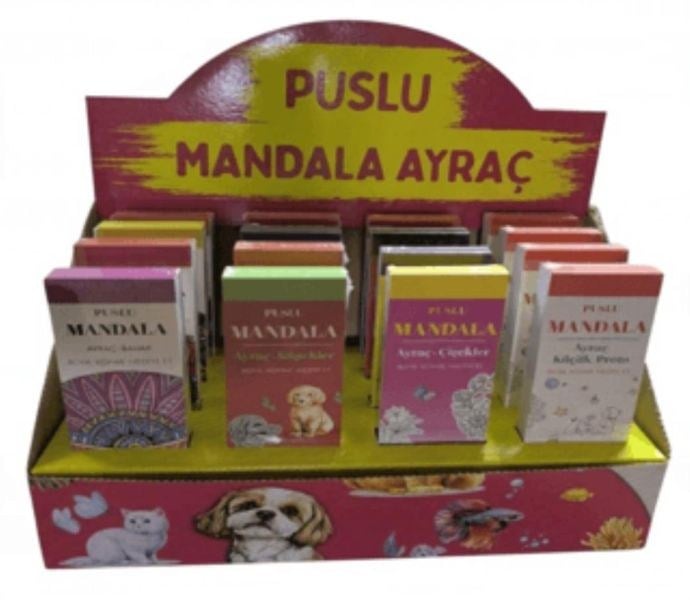 Puslu Mandala Ayraç-Yetişkin Set