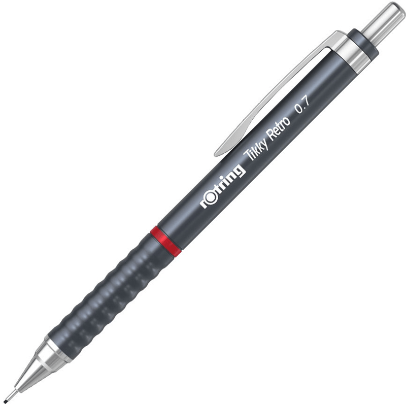 ROTRİNG VERSATİL KALEM RETRO TIKKY 0.7 METALİK GRİ 2202570