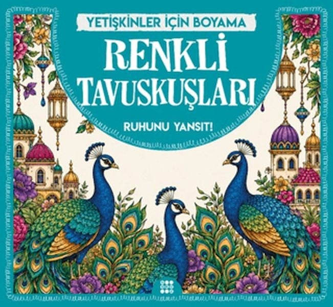 Renkli Tavuskuşları & Yetişkinler için Boyama
