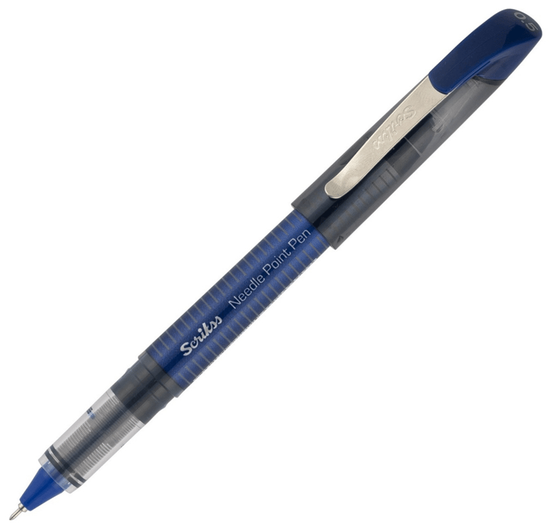 SCRIKSS OFFICE ROLLER KALEM NP-68 İĞNE UÇ 0.5 MAVİ 12 Lİ KUTU