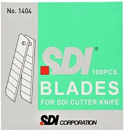 SDI MAKET BIÇAĞI YEDEĞİ GENİŞ 1404 100 LÜ