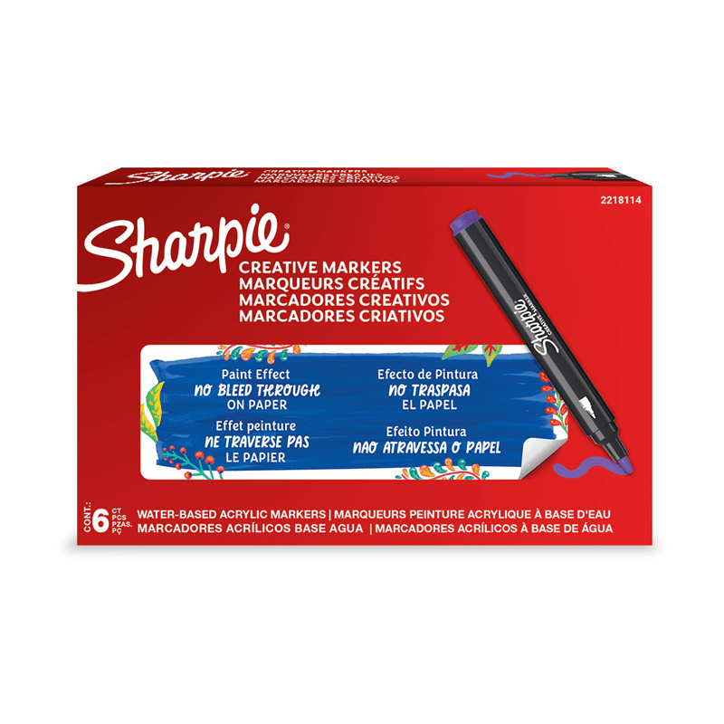 SHARPIE AKRİLİK MARKÖR YUVARLAK UÇ LİLA 2218114