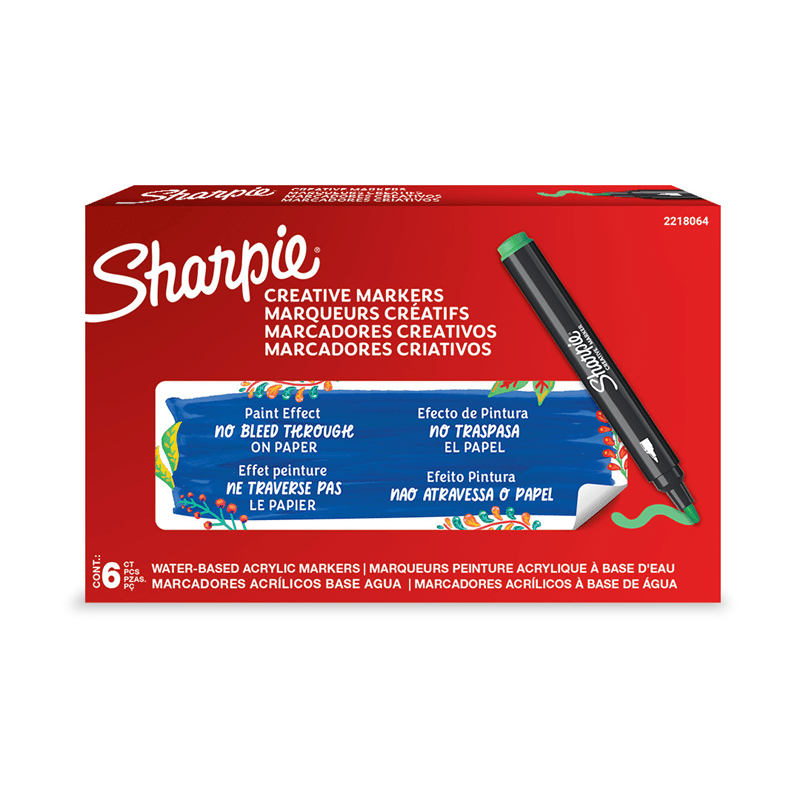 SHARPIE AKRİLİK MARKÖR YUVARLAK UÇ ZÜMRÜT YEŞİLİ 2218064