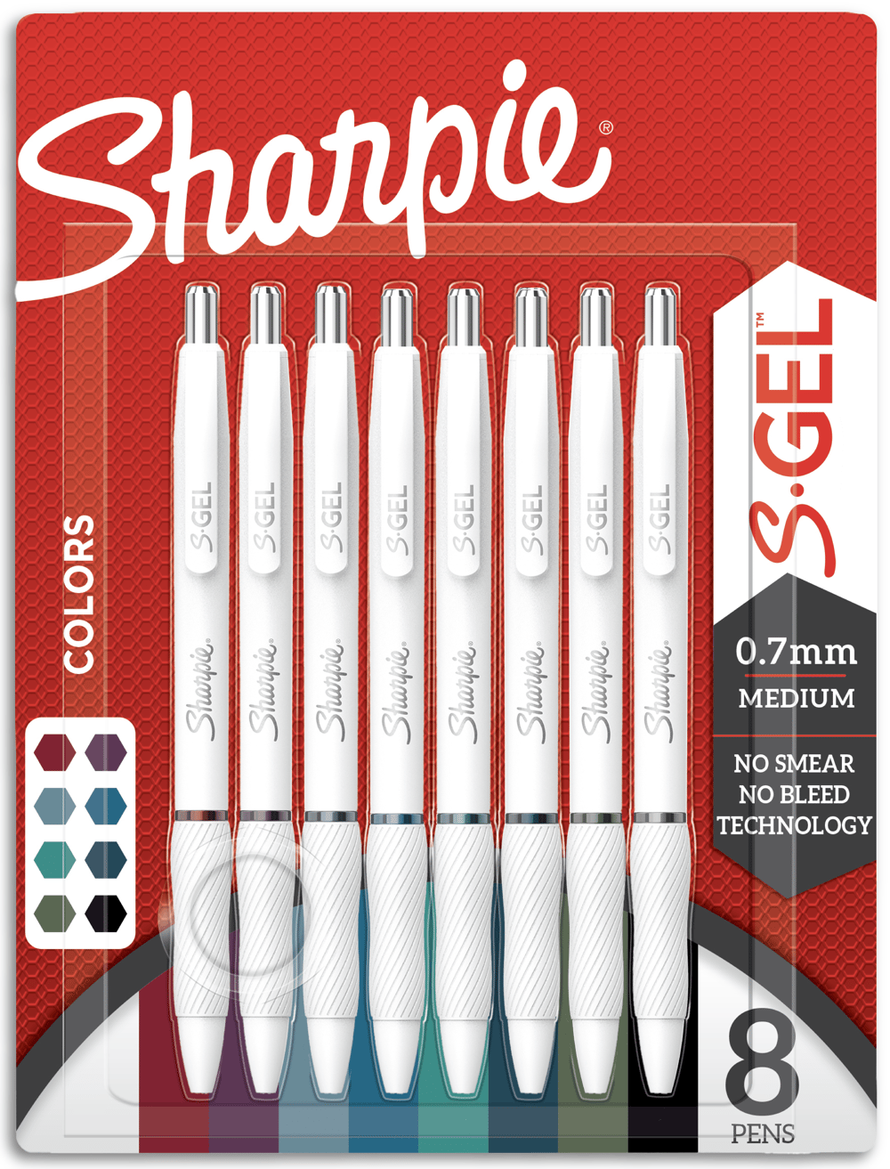 SHARPIE JEL KALEM S-GEL FASHION KARIŞIK RENK 8 Lİ 2208551