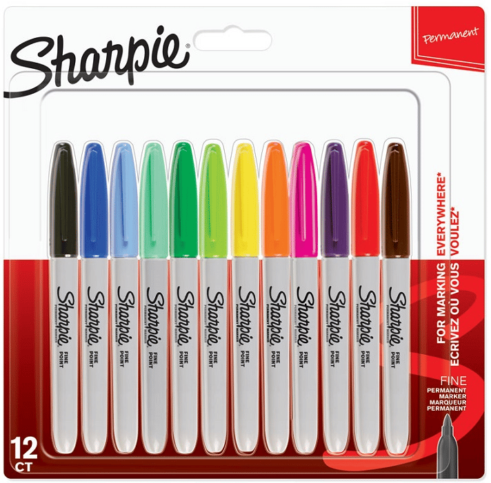 SHARPIE PERMANENT SET FINE 12 Lİ KARIŞIK 2065404