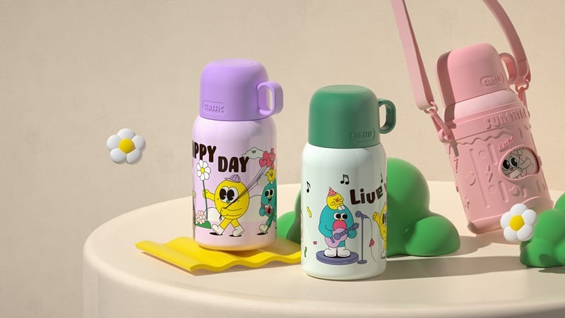 SHOTAY MATARA ÇELİK TERMOS  480 ML CARTOON (4 ASS.) SHT-ST-8817