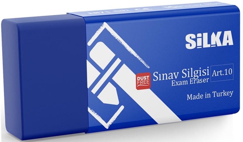 SİLKA SİLGİ SINAV MAVİ 30 LU ART.10