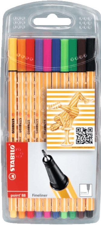 STABILO GLISS KALEM POINT 88 SET 10 RENK ASKILI PAKET 8810