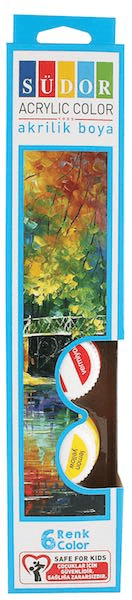 SÜDOR AKRİLİK BOYA SET 6X15 ML SD121