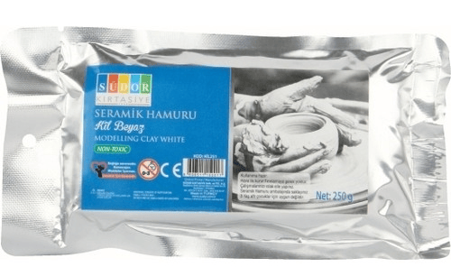 SÜDOR KİL SERAMIK 250 GR BEYAZ KİL251