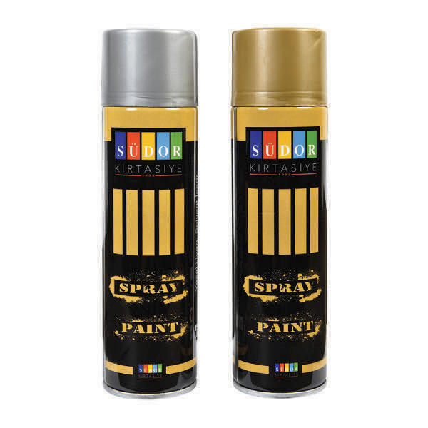SÜDOR SPREY BOYA 200 ML GRİ GÜMÜŞ SPR200-01