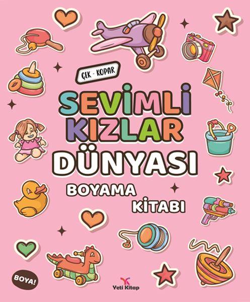 Sevimli Kızlar Dünyası Boyama Kitabı