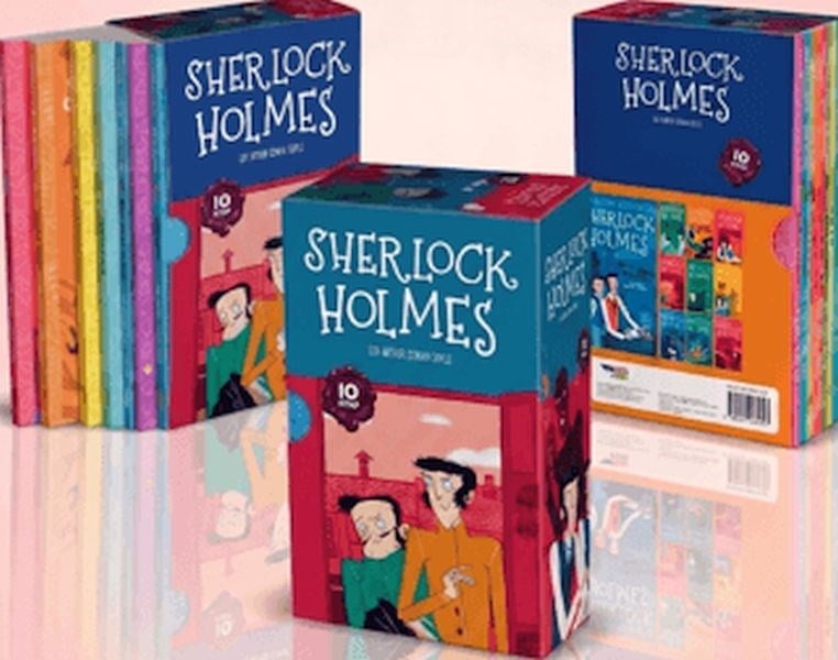 Sherlock Holmes Kırmızı Kutulu 10 Kitaplık Set