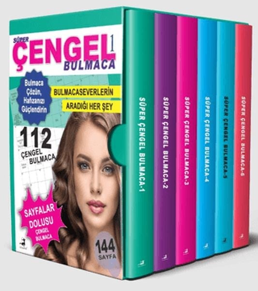 Süper Çengel Bulmaca 6 Kitap Kutulu Set
