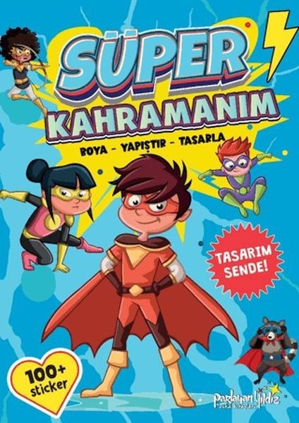 Süper Kahramanım Boya-Yapıştır-Tasarla