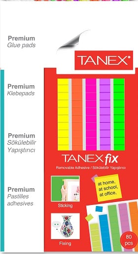 TANEX HAMUR YAPIŞTIRICI FIX FLO KARIŞIK RENK 50 GR