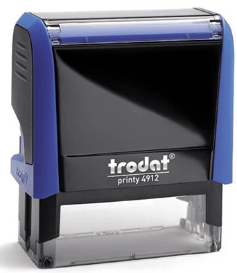 TRODAT KAŞE 4912 MAVİ KEÇELİ