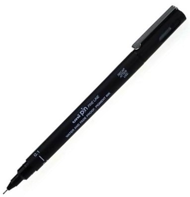 UNİ DRAWING PEN PIN01-200 0.1 SİYAH
