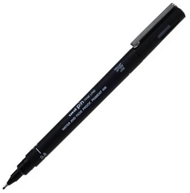 UNİ DRAWING PEN PIN08-200 0.8 SİYAH