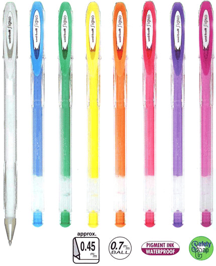 UNİ JEL KALEM SIGNO ANGELIC UM-120AC/4D 0.7 48 Lİ