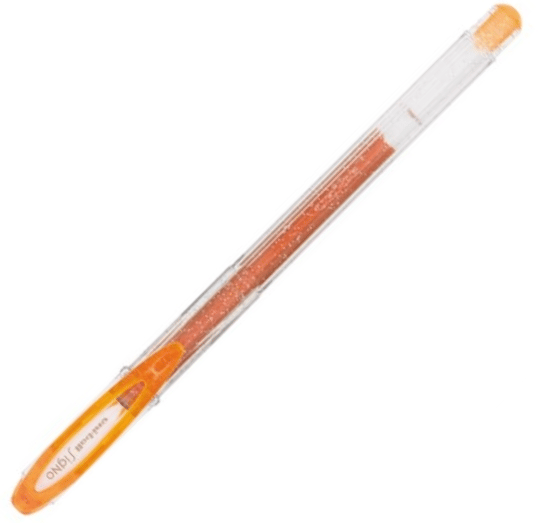 UNİ JEL KALEM SIGNO SPARKLING UM-120SP 1.0 TURUNCU