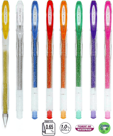 UNİ JEL KALEM SIGNO SPARKLING UM-120SP/4D 1.0 48 Lİ