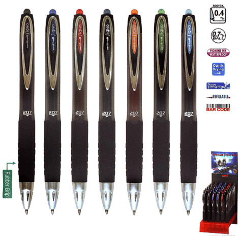UNİ JEL KALEM SIGNO UMN-207/3D 0.7 36 LI SET
