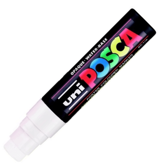 UNİ POSTER MARKÖRÜ POSCA PC-17K 15.0 BEYAZ