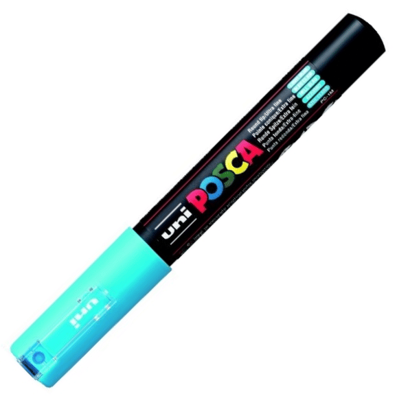UNİ POSTER MARKÖRÜ POSCA PC-1M 0.7 AÇIK MAVİ