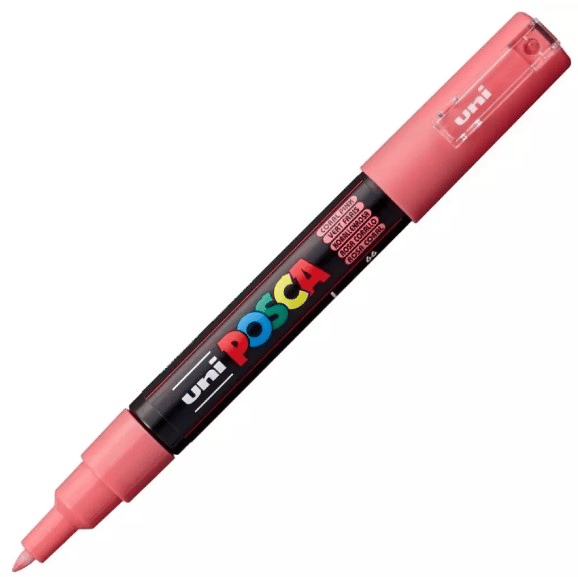 UNİ POSTER MARKÖRÜ POSCA PC-1M 0.7 MERCAN PEMBE