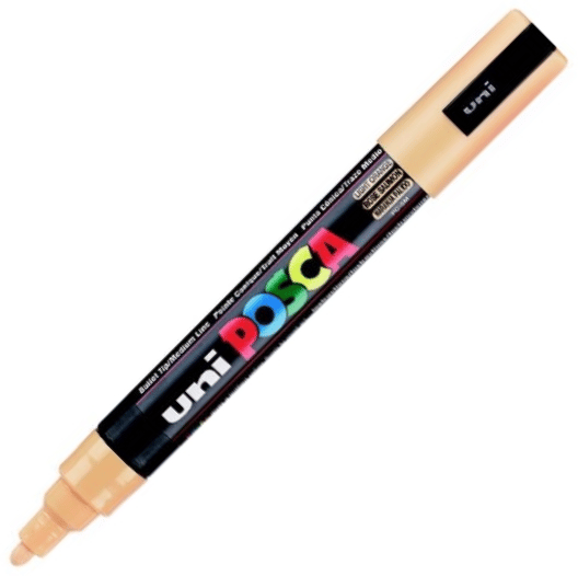 UNİ POSTER MARKÖRÜ POSCA PC-5M 1.8-2.5 AÇIK TURUNCU